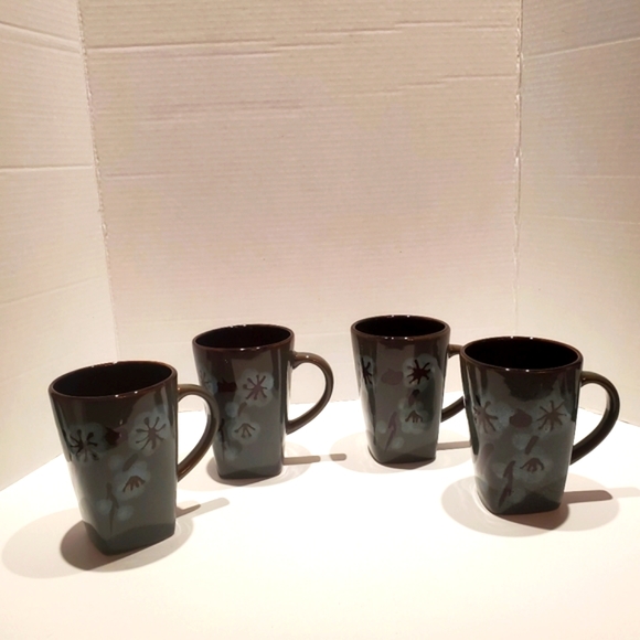 Pier 1 Kitchen Pier Tranquil Set Of 4 Mugs Poshmark